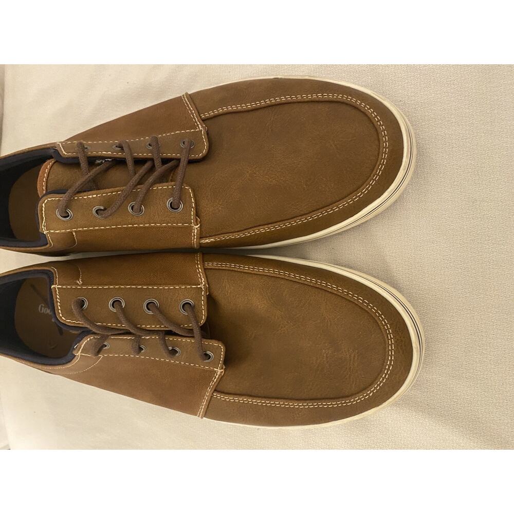 Goodfellow Co. Casual Shoes Size 13 Brown Canvas Synthetic Lace Up Comfortable - Picture 7 of 9